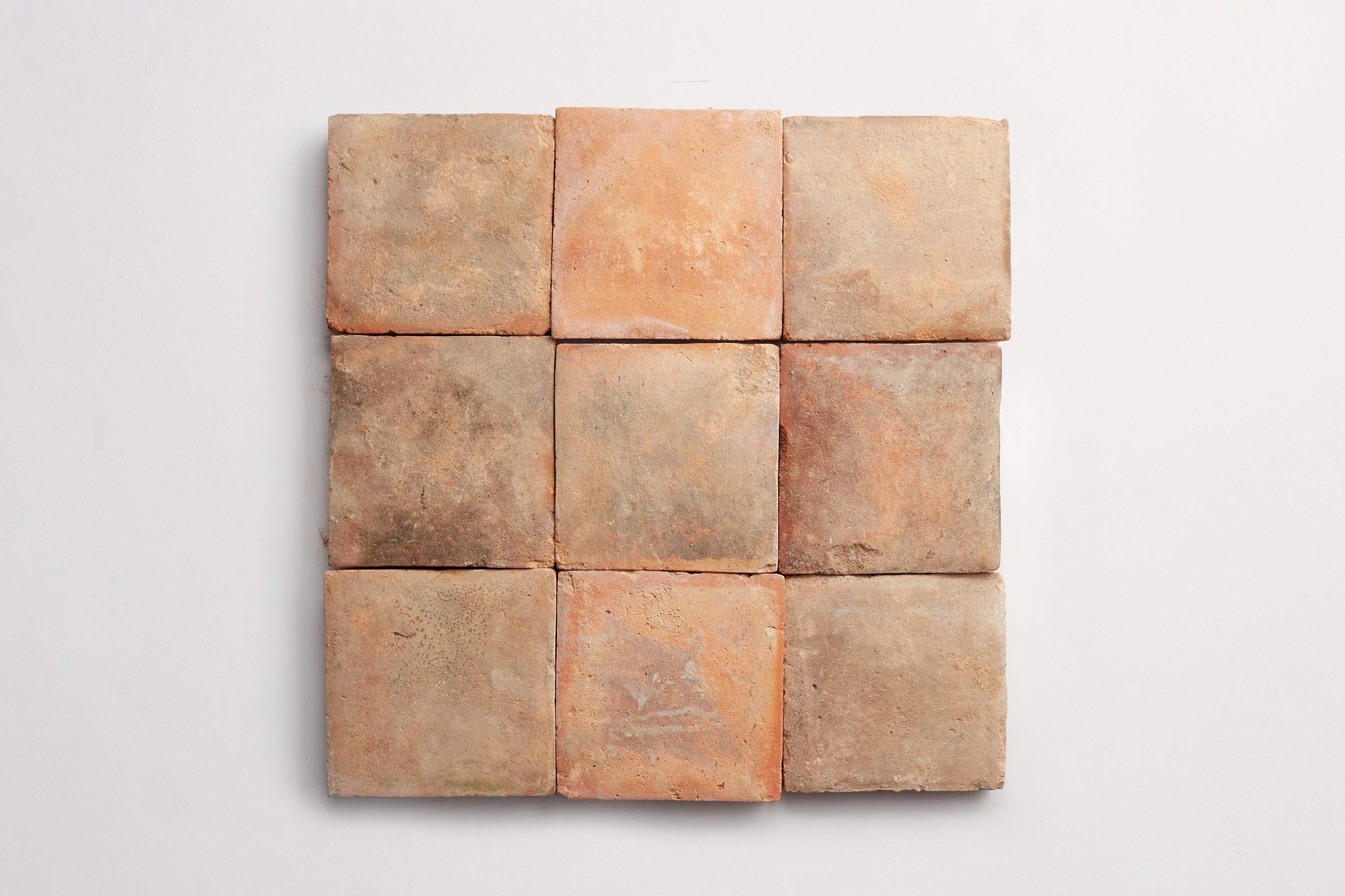 antique terracotta | provincial red | square sample ~ 6"x6"x¾" - Image 3