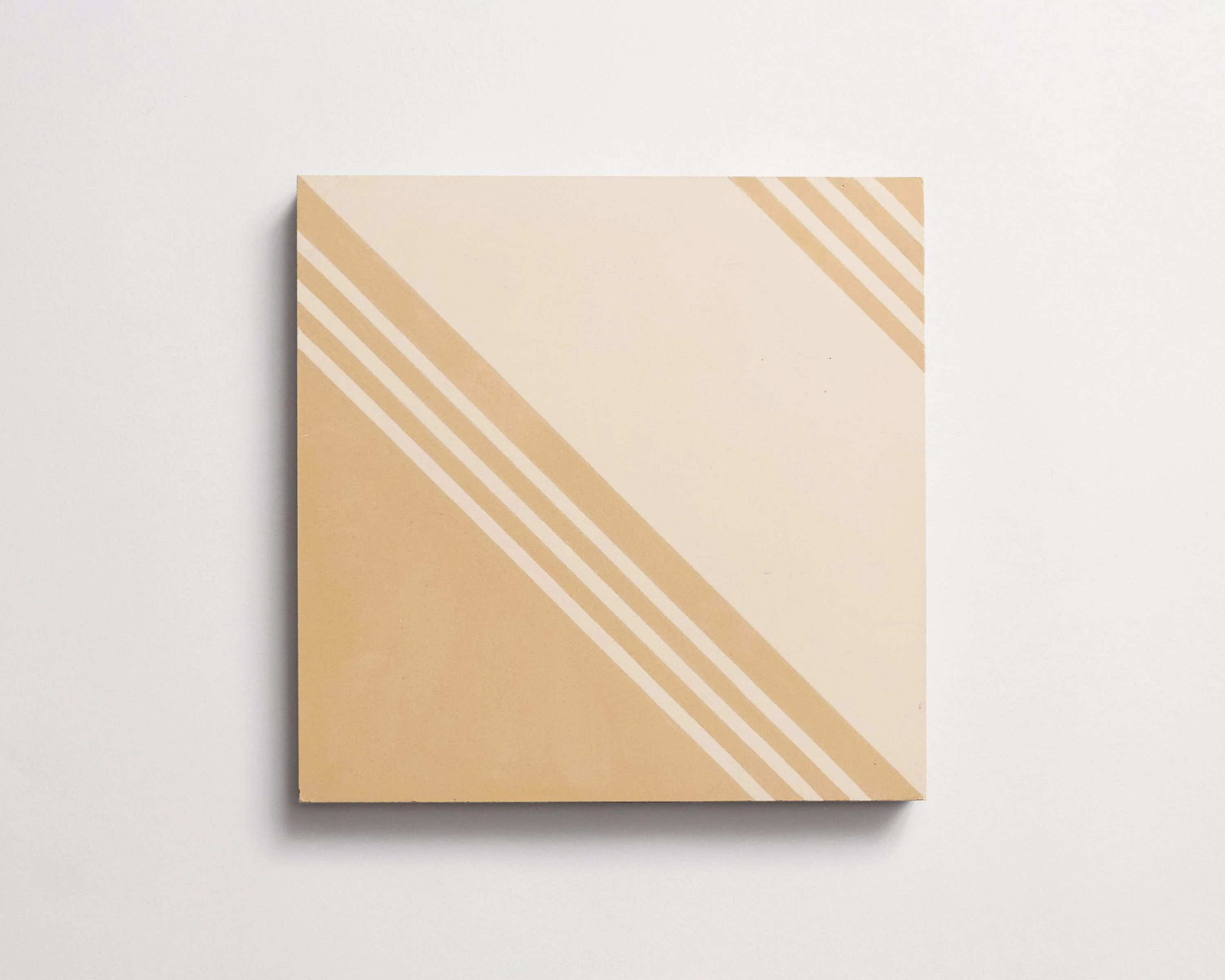 cement | gachot studios | pattern four | caramel + shell ~ 8"x8"x⅝" - Image 4