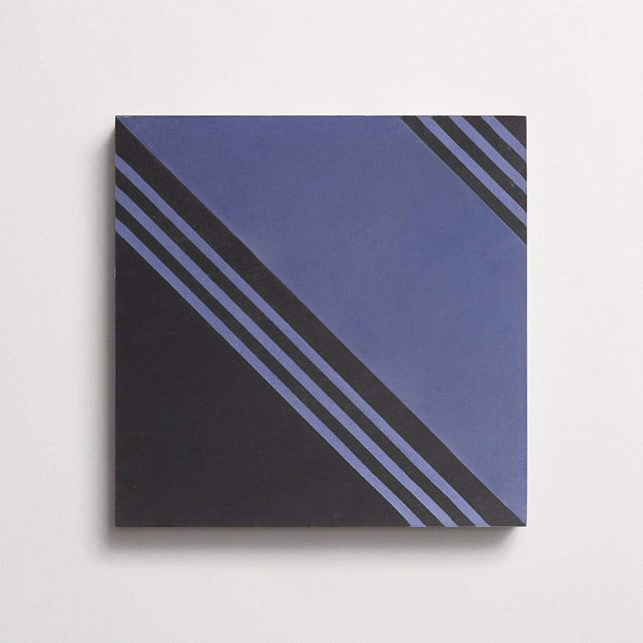 cement | gachot studios | pattern four | himalaya + black ~ 8"x8"x⅝" - Image 6