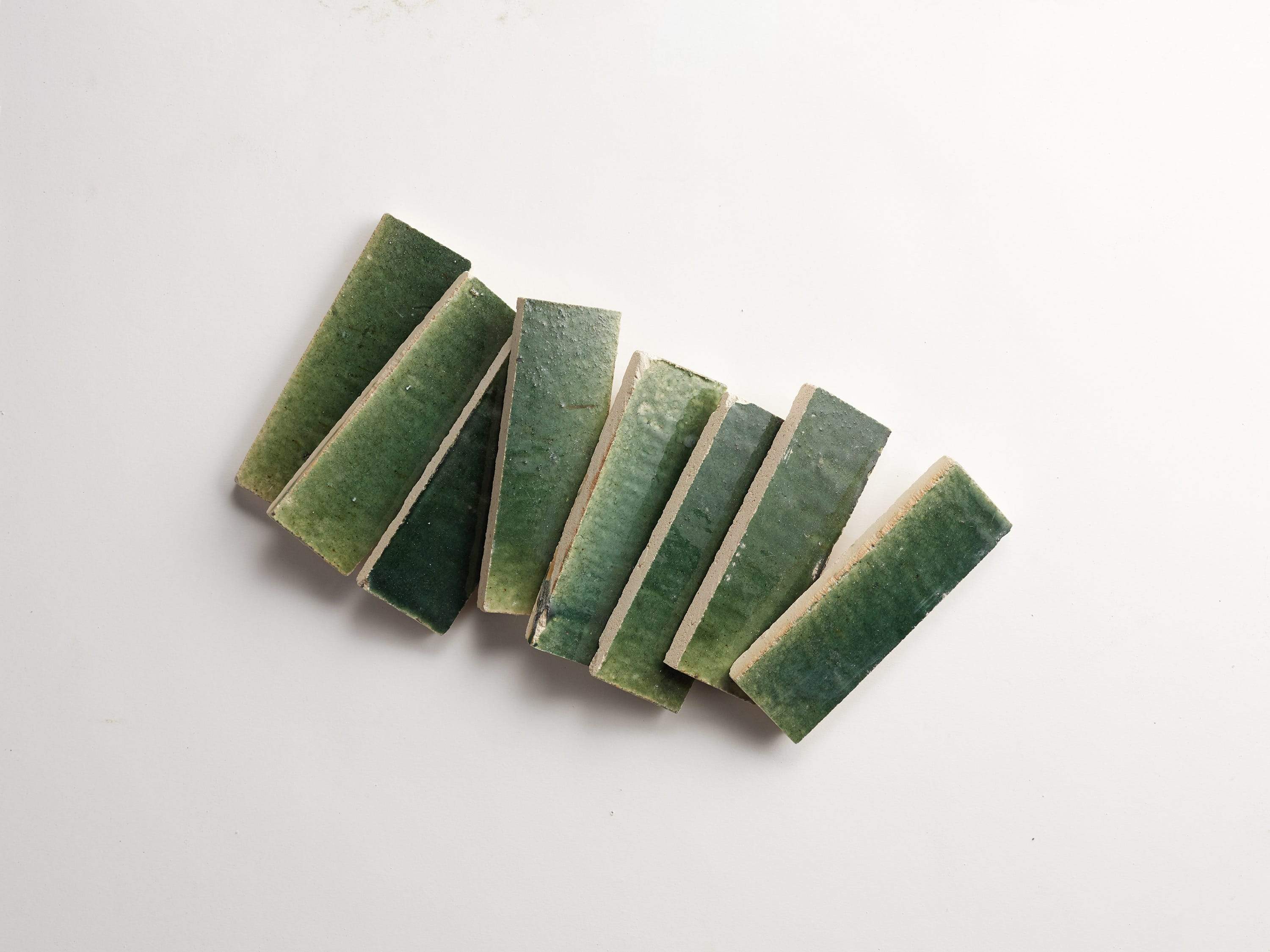 eastern earthenware | raw emerald | baguette | march 2021 ~ 2"x6"x0.375" - Image 4