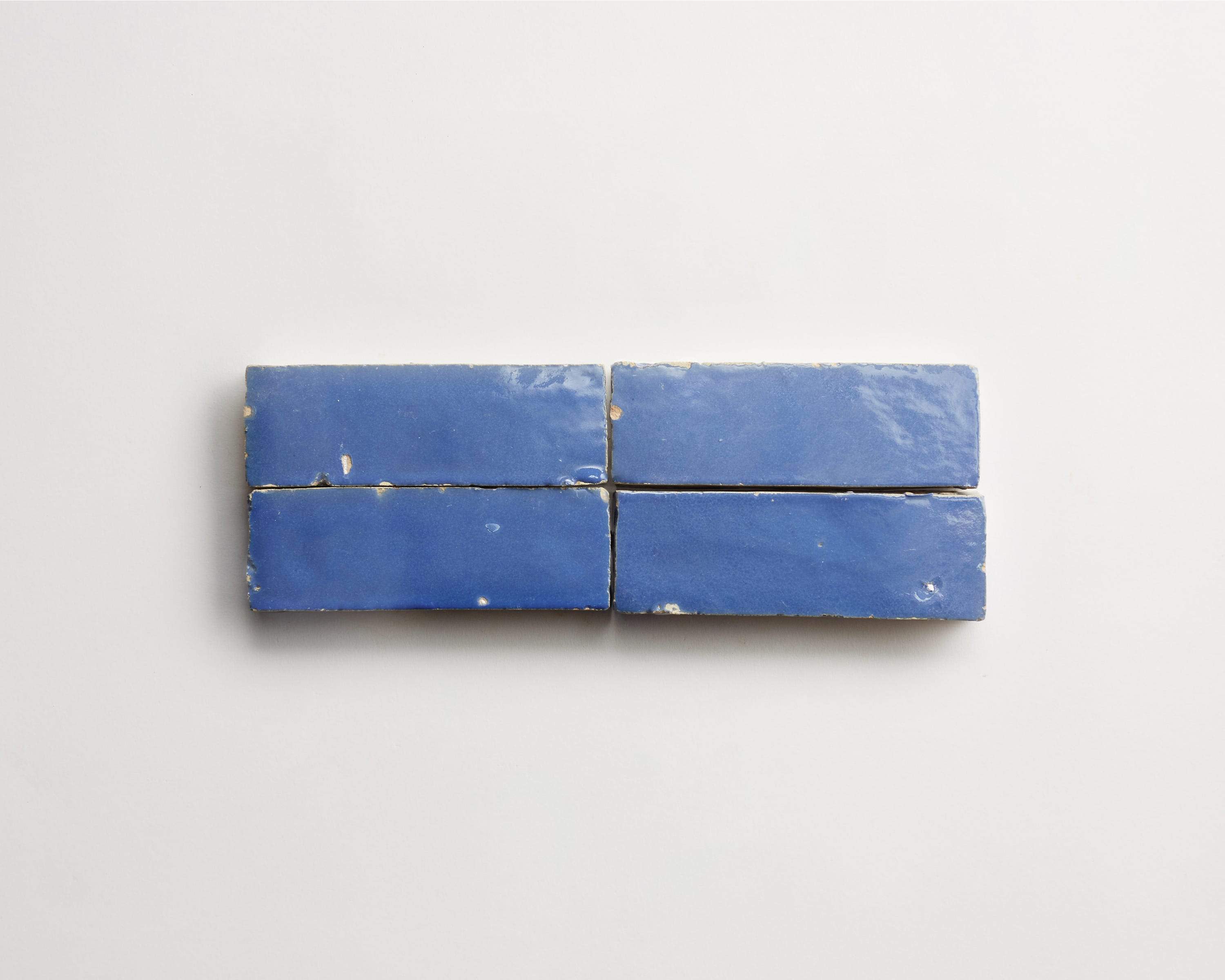 zellige | classic cerulean | bejmat ~ 2"x6"x¾" - Image 3