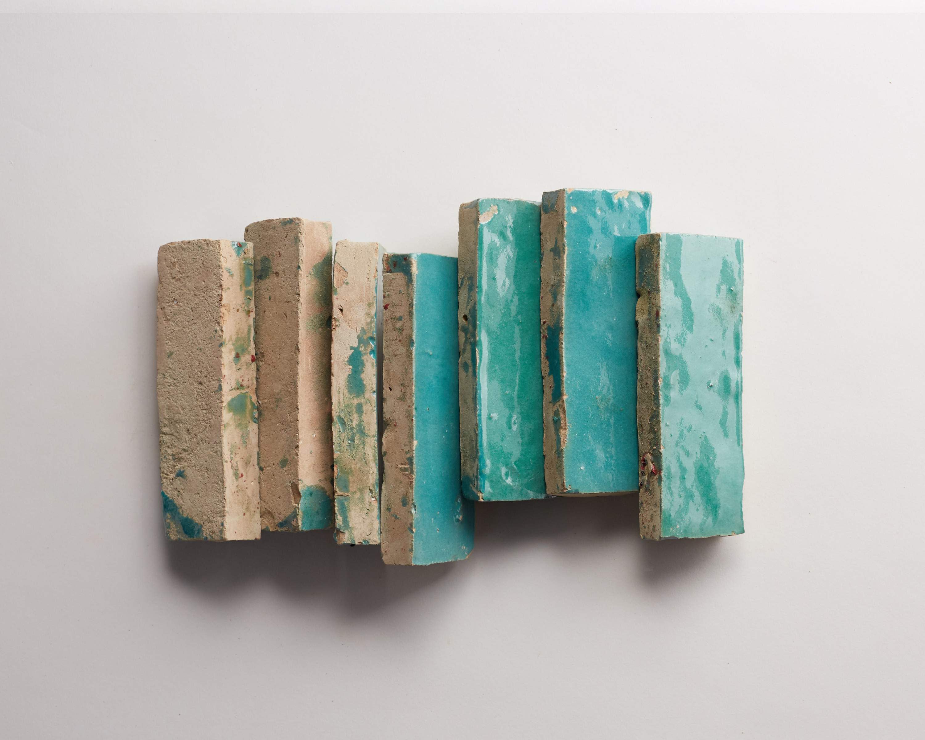 zellige | forgotten turquoise | bejmat ~ 2"x6"x¾" - Image 5