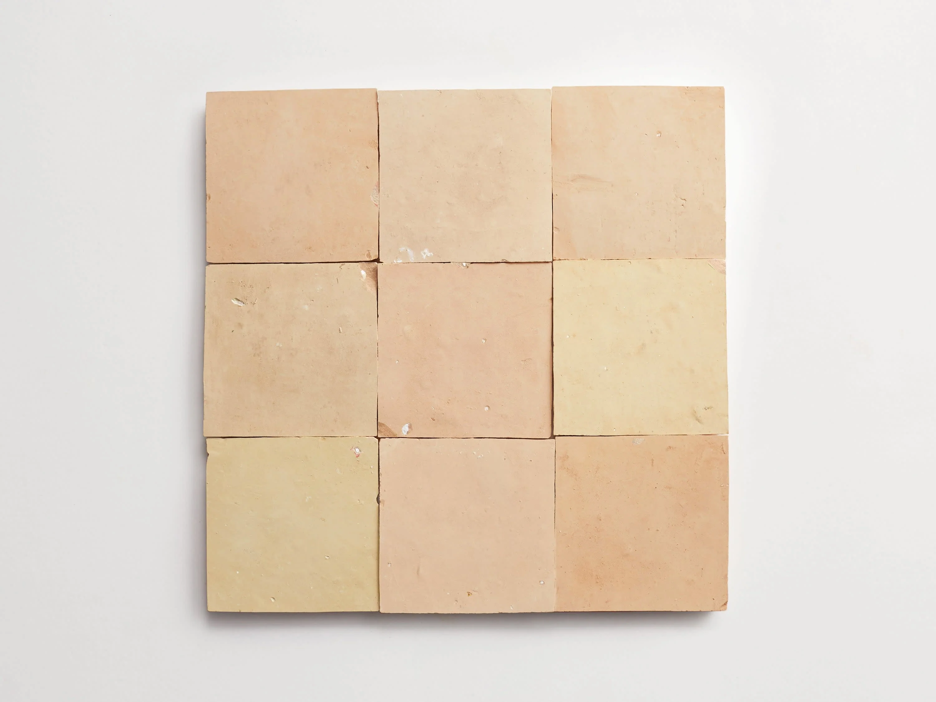 zellige | natural (unglazed) | square ~ 4"x4"x⅜" - Image 4
