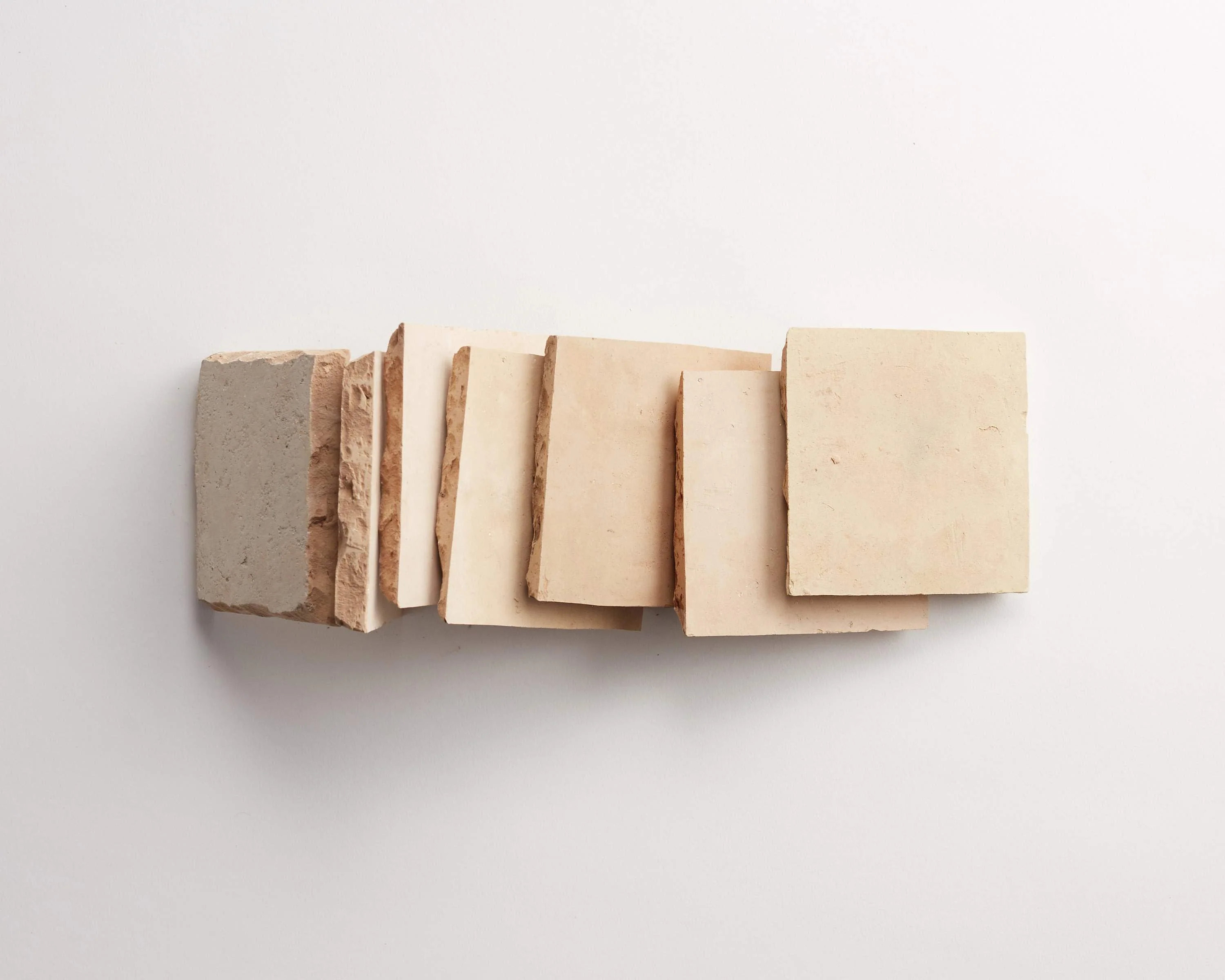 zellige | natural (unglazed) | square ~ 4"x4"x⅜" - Image 5