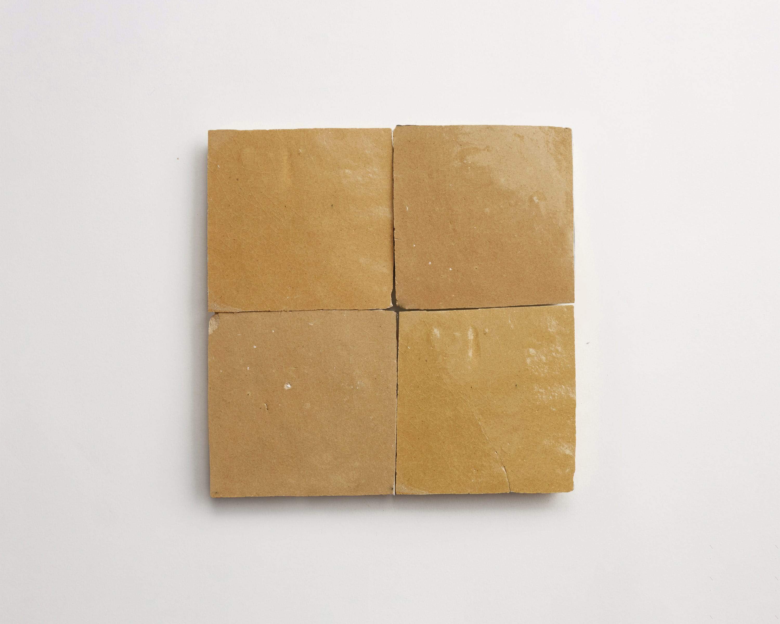 zellige | riverbed | square ~ 4"x4"x⅜" - Image 3