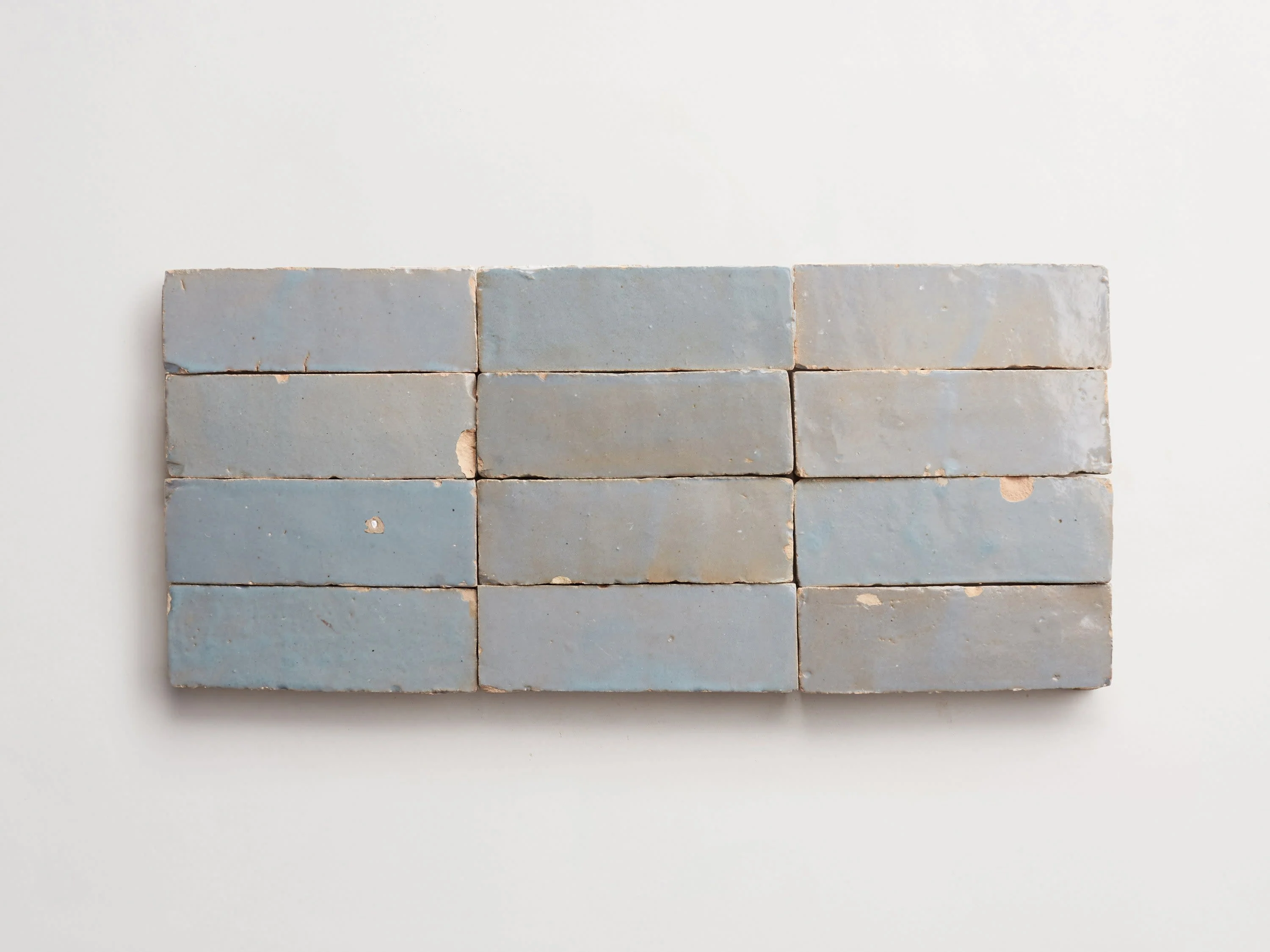 zellige | shattered pearl | bejmat ~ 2"x6"x¾" - Image 4