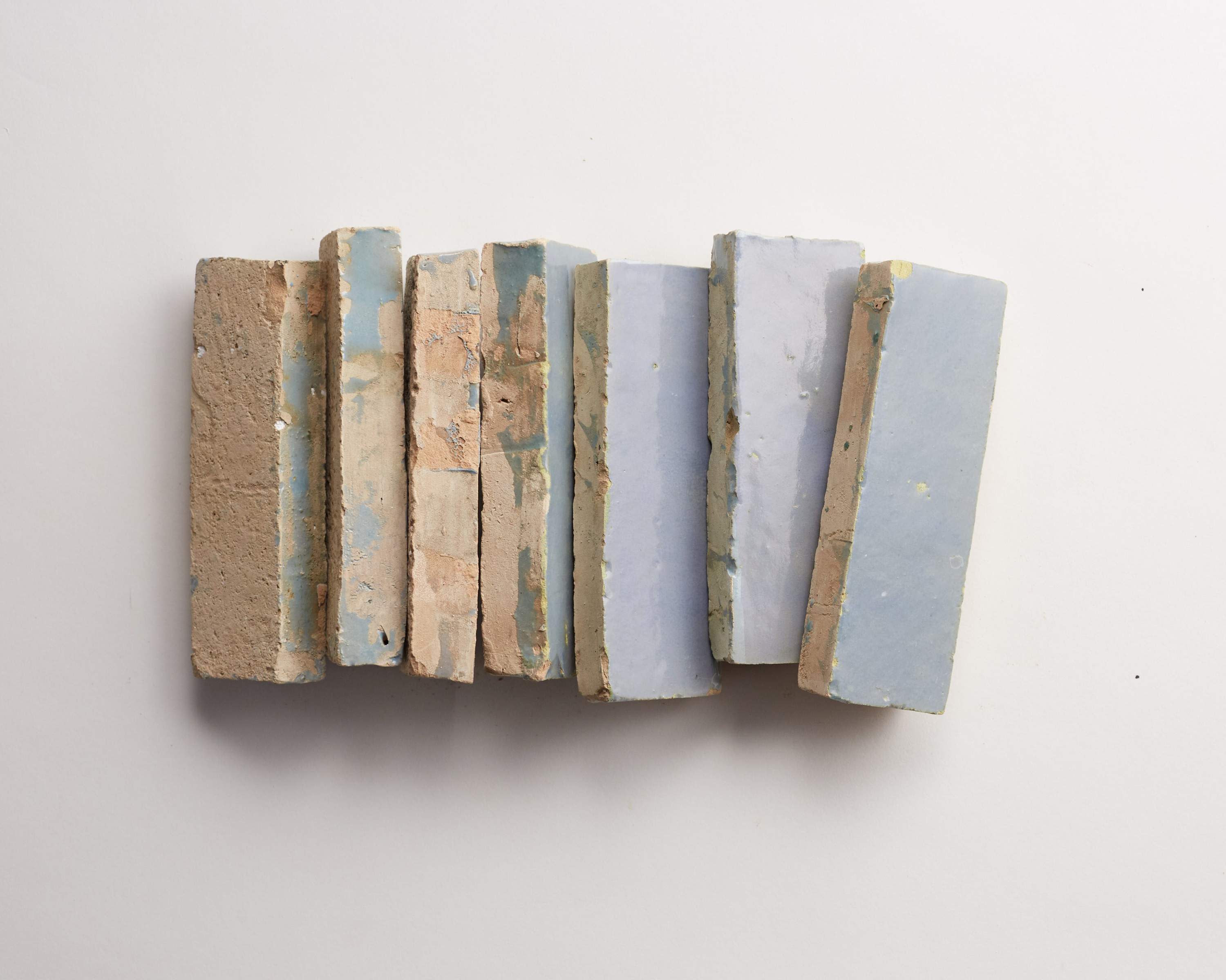 zellige | shattered pearl | bejmat ~ 2"x6"x¾" - Image 5