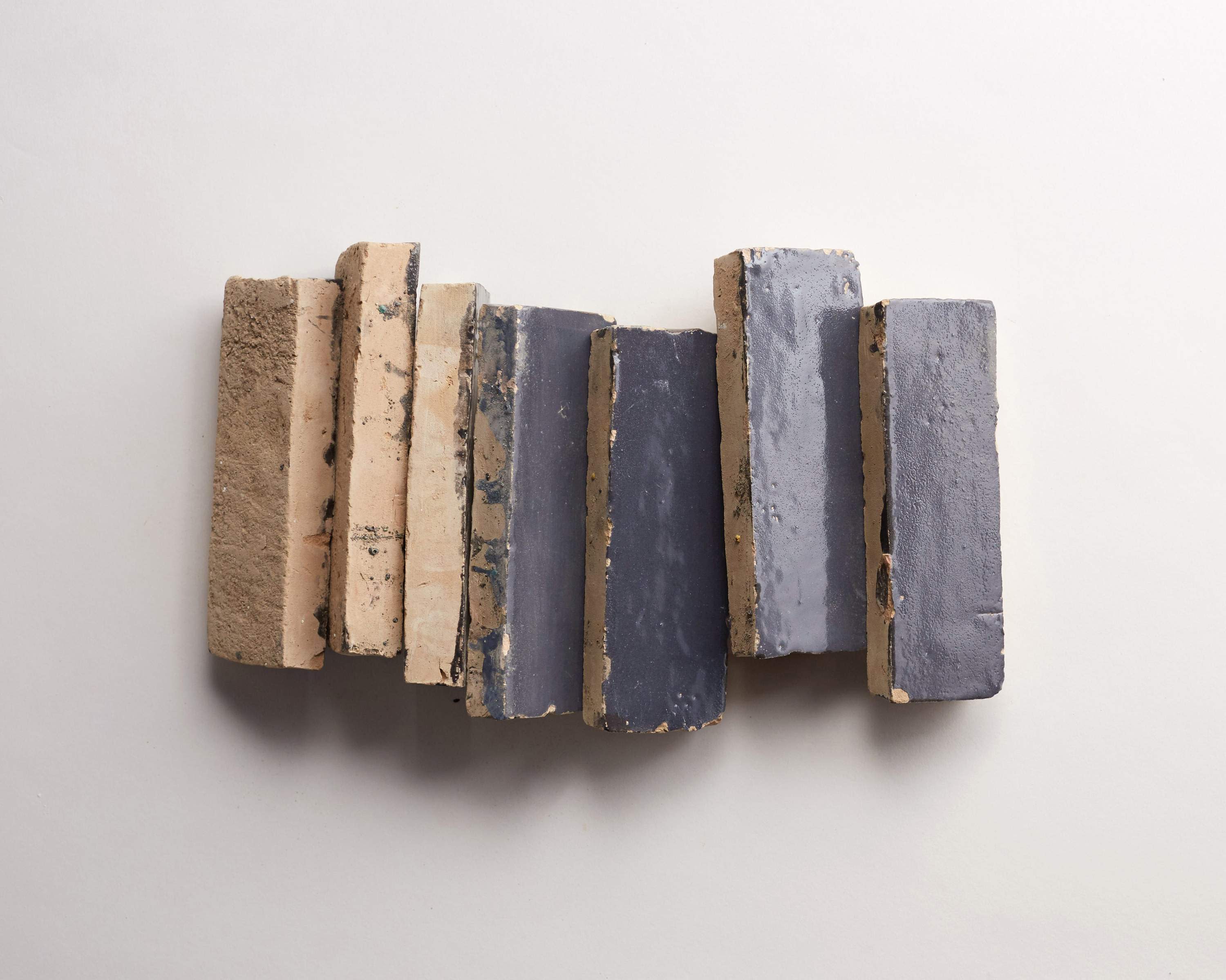 zellige | battled armor | bejmat ~ 2"x6"x¾" - Image 5